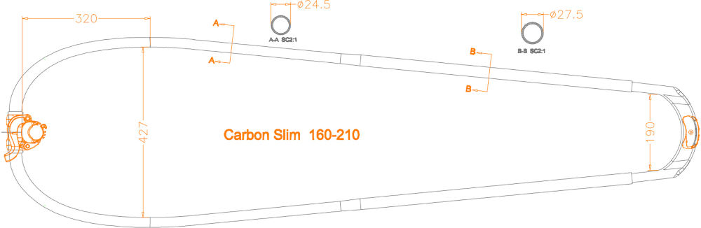 アーロン　スラローム　フルカーボンブーム アーロン スラローム フルカーボンブーム ブーム